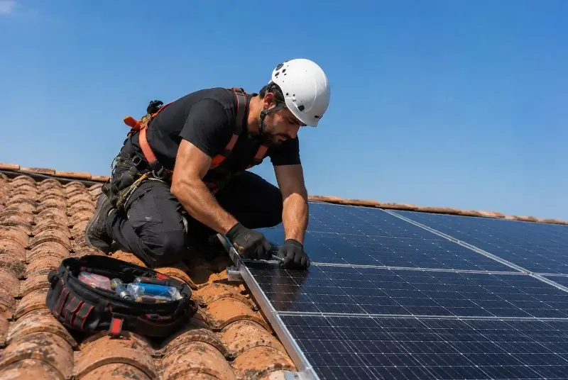 Maintenance et monitoring de panneaux solaires à Peyrehorade